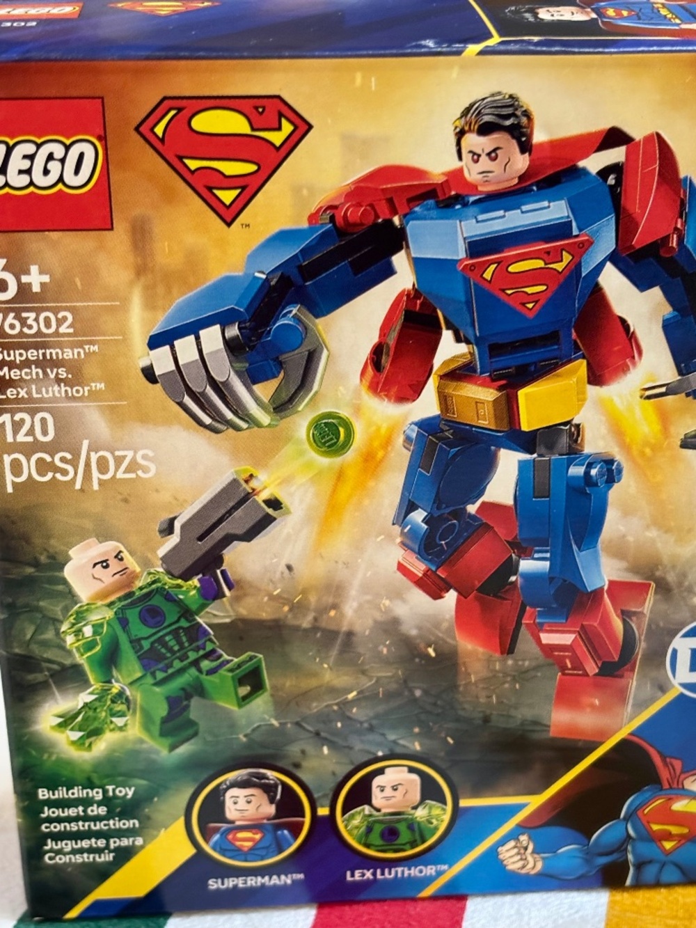 LEGO DC SUPERHEROES "Superman Mech vs. Lex Luthor" 76302 UNOPENED